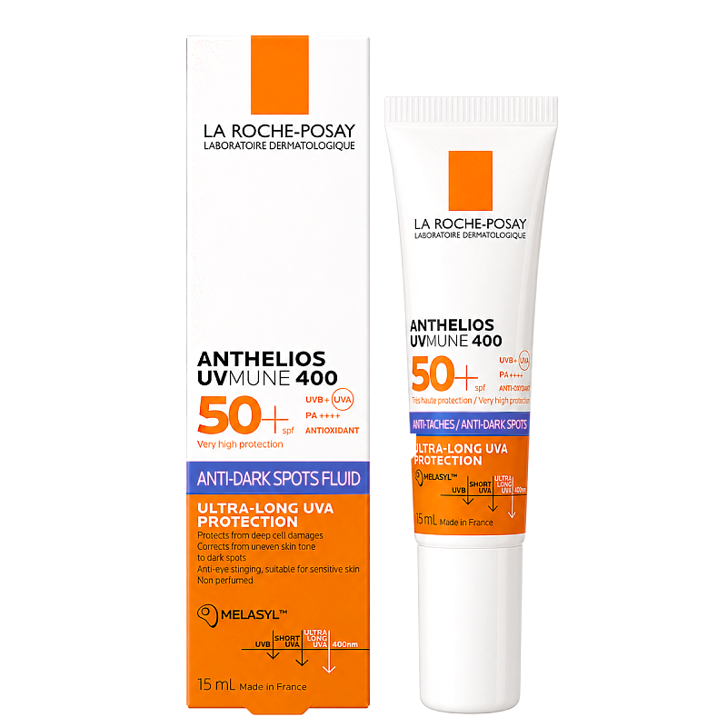 La Roche-Posay Anthelios UVMUNE 400 Anti Dark-Spots Fluid SPF50+ 15ml (Sans-Parfum)